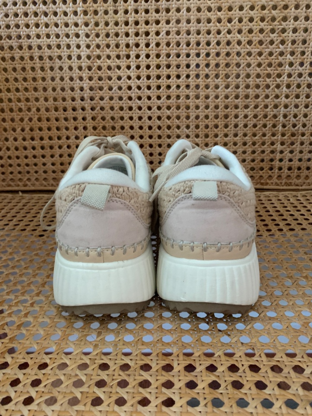 Dream Pairs Raffia Chunky Sole Platform Sneakers 8 - Picture 5 of 7
